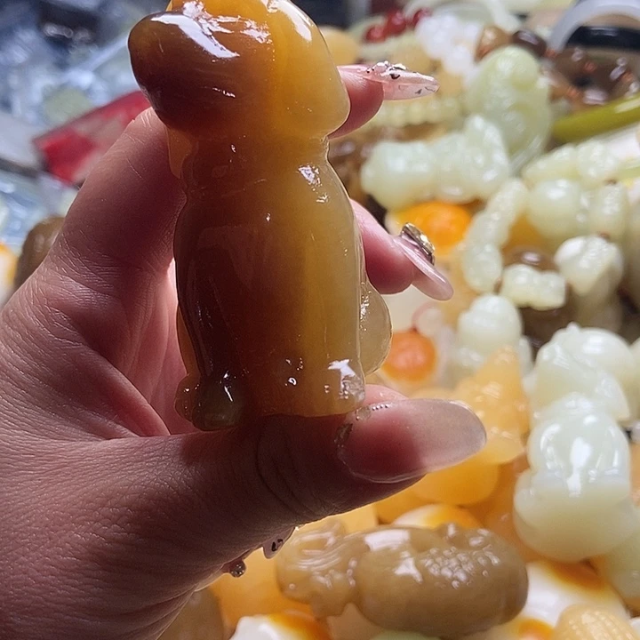 完全开放手把件狗