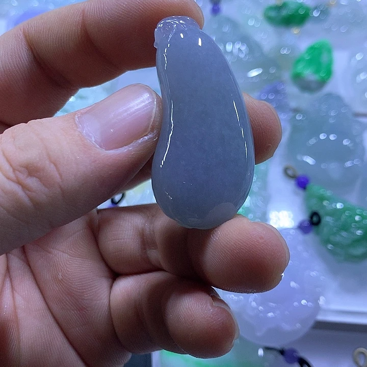 翡翠未镶嵌颈饰天然翡翠A货吊坠