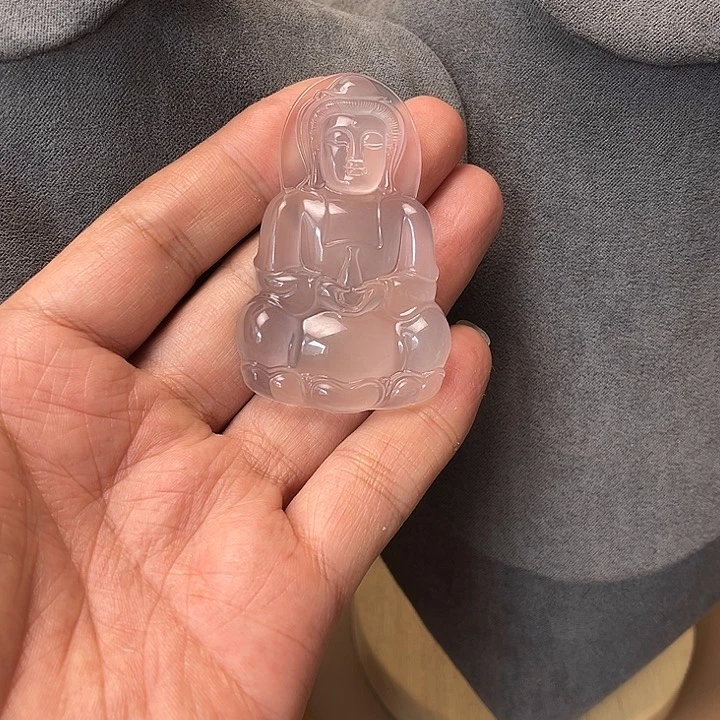 石英质玉观音未镶嵌G**d