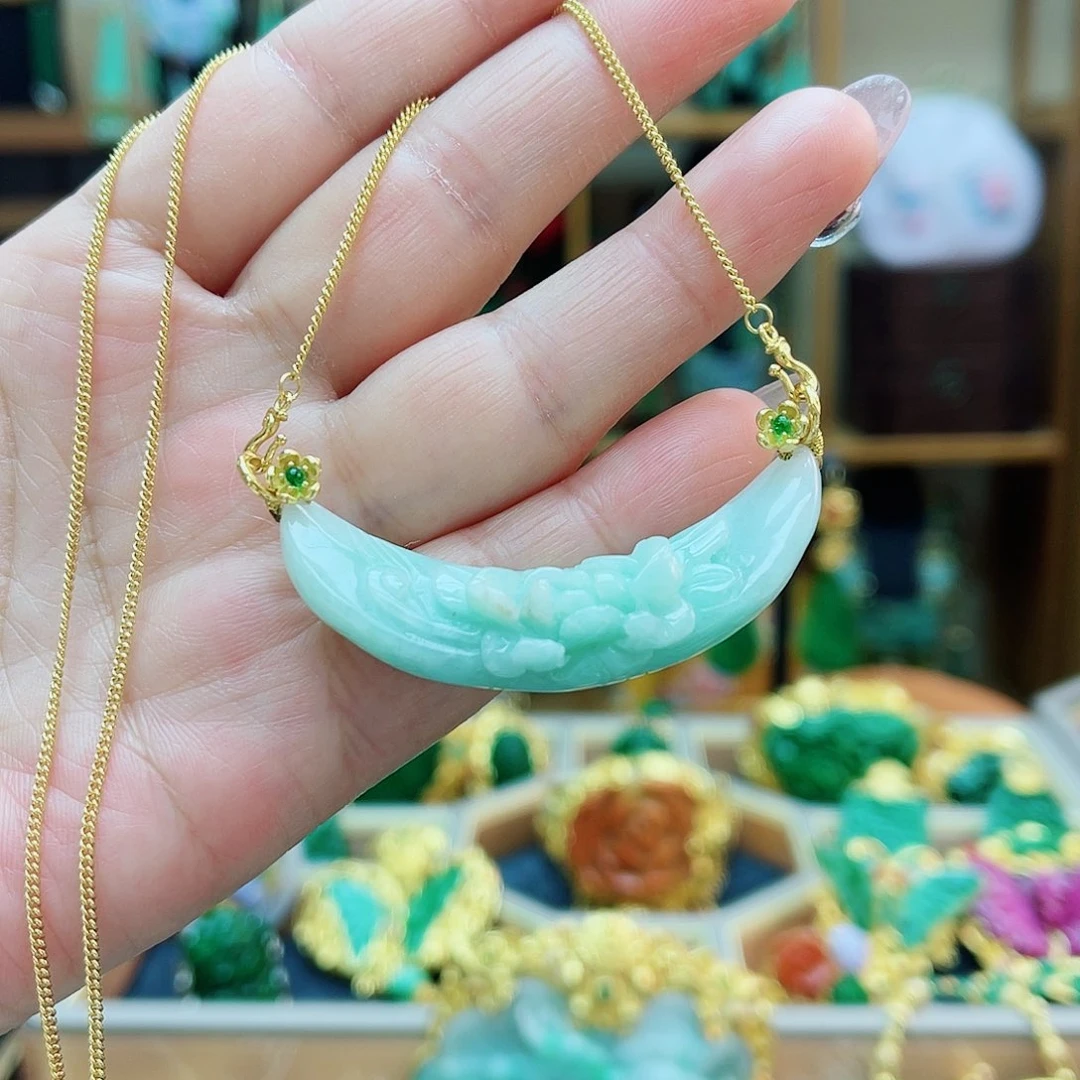 颈饰未镶嵌翡翠48小时鉴赏期