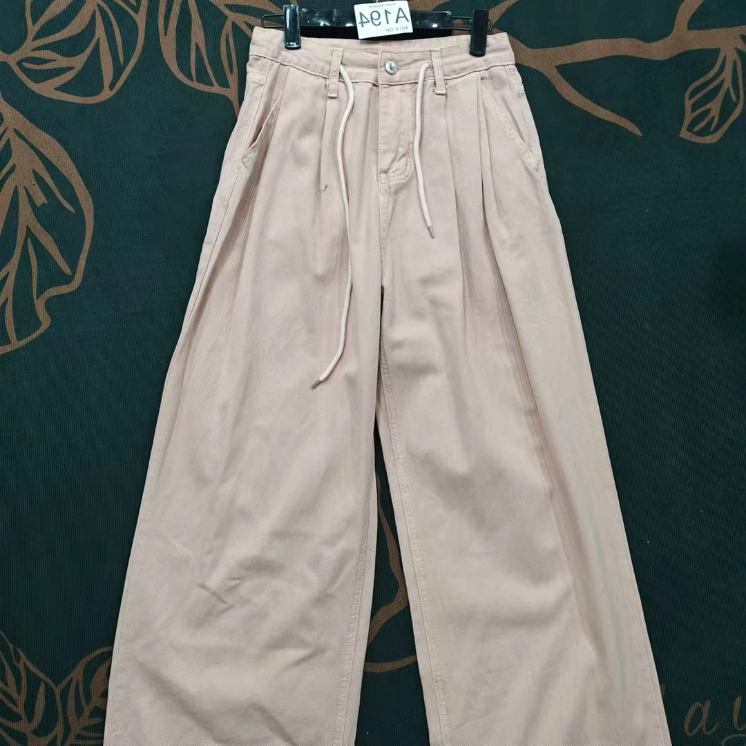 YDD•「A194」秋冬新款简约宽松时尚潮流休闲设计师百搭裤子