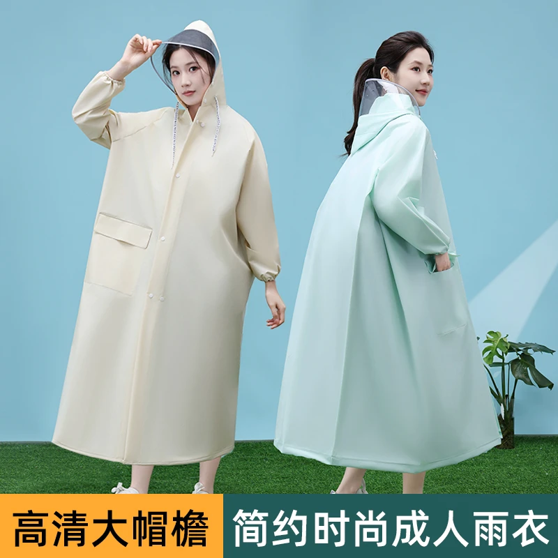 雨衣长款全身防暴雨成人eva加厚耐磨户外一体式雨衣连体雨衣防水