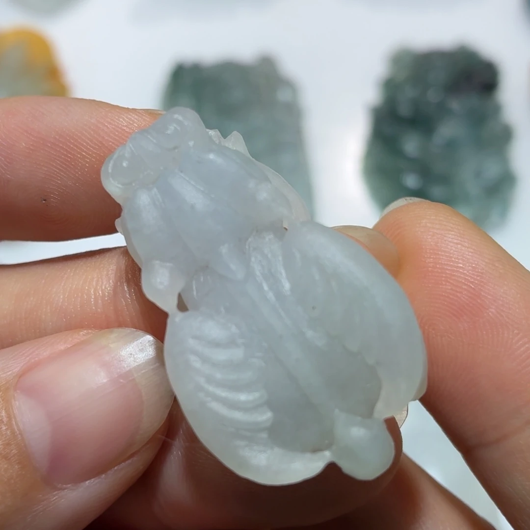 定制翡翠未镶嵌毛货