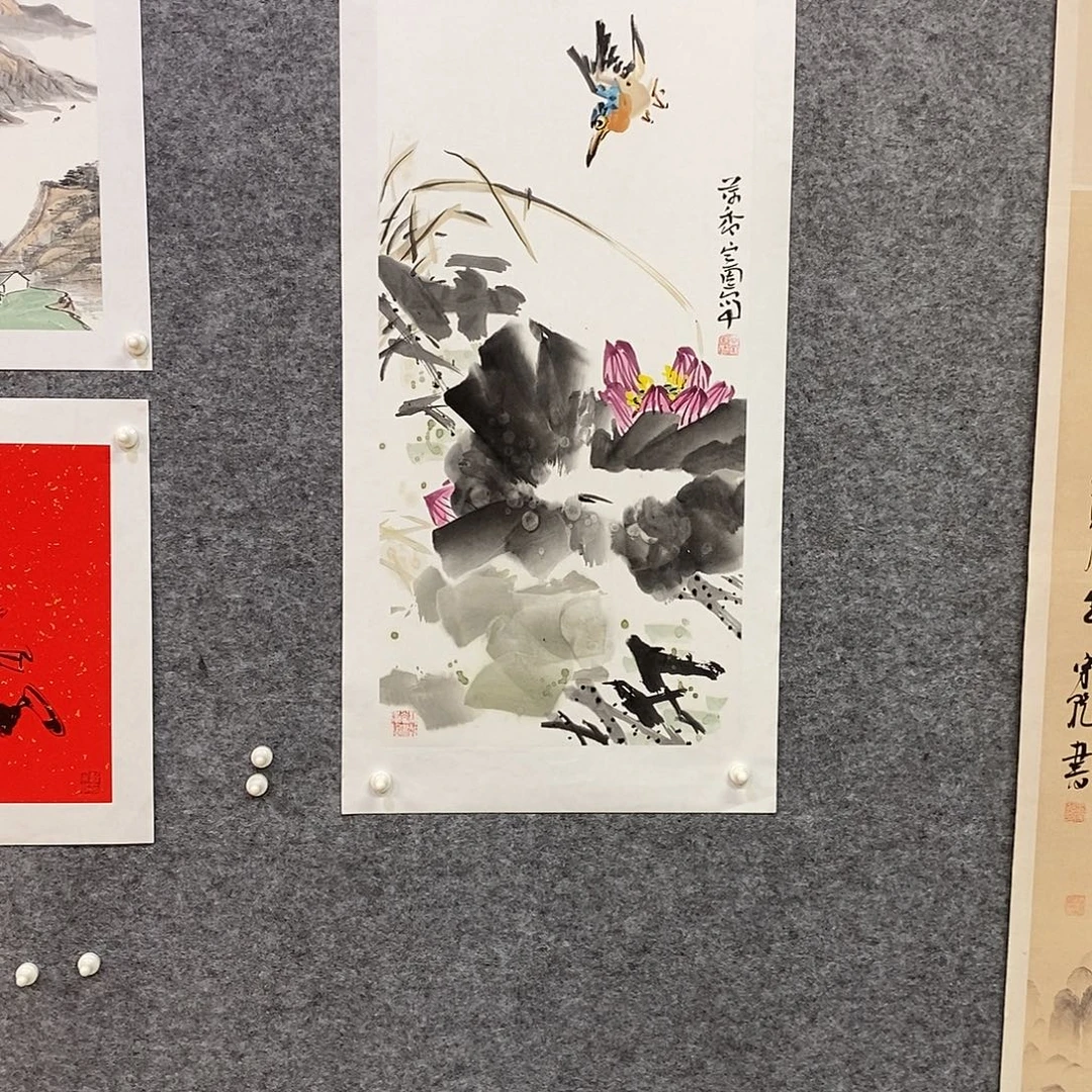 国画尚定固国画作品