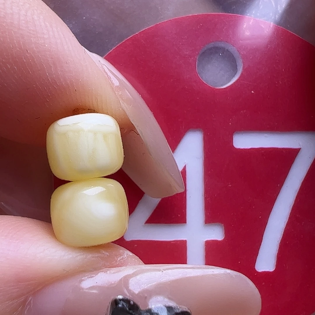 蜜蜡未镶嵌珠宝奇石6.5mm老型