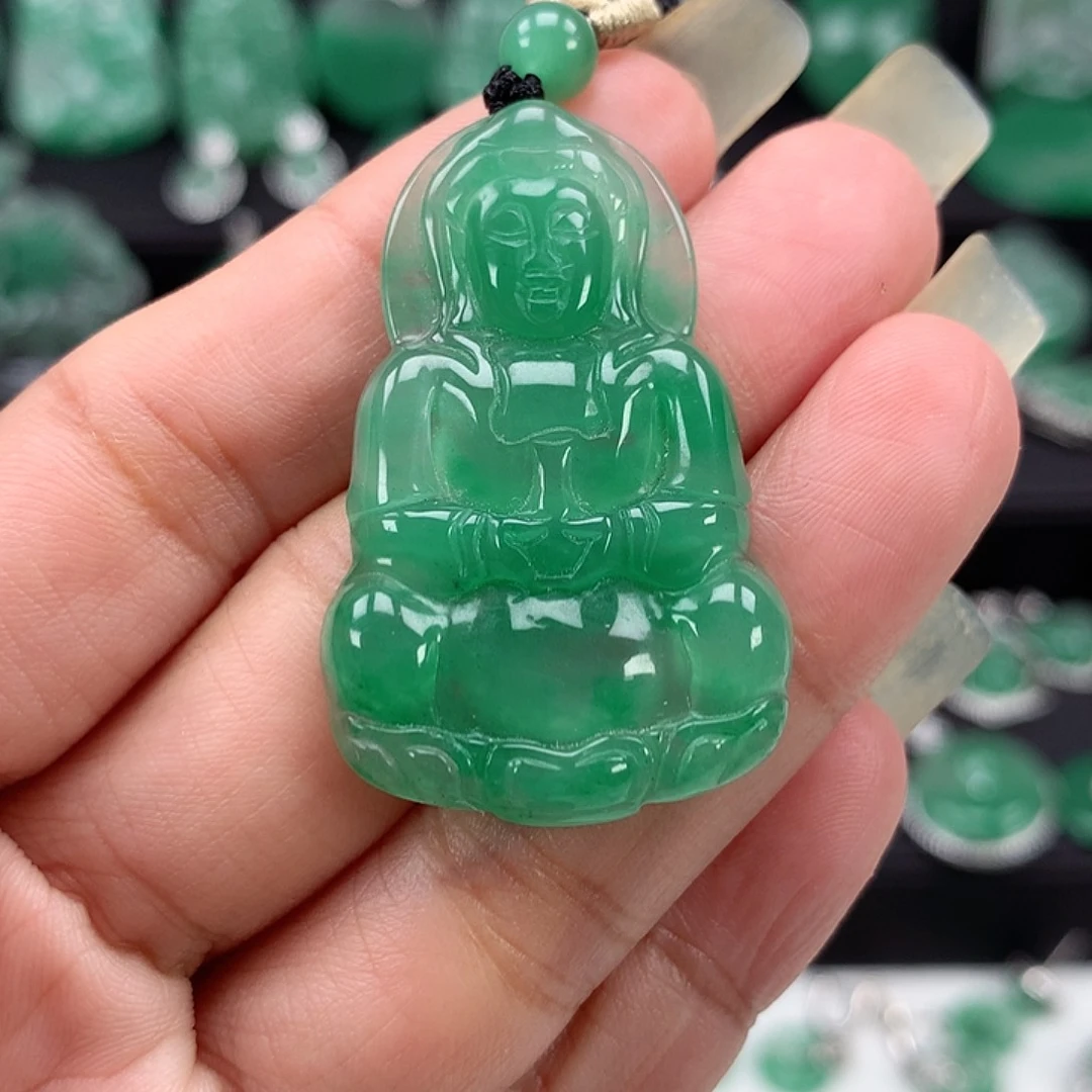 未镶嵌吊坠石英质玉（非洲翠）