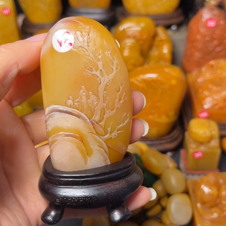 寿山石印石题材：工艺品