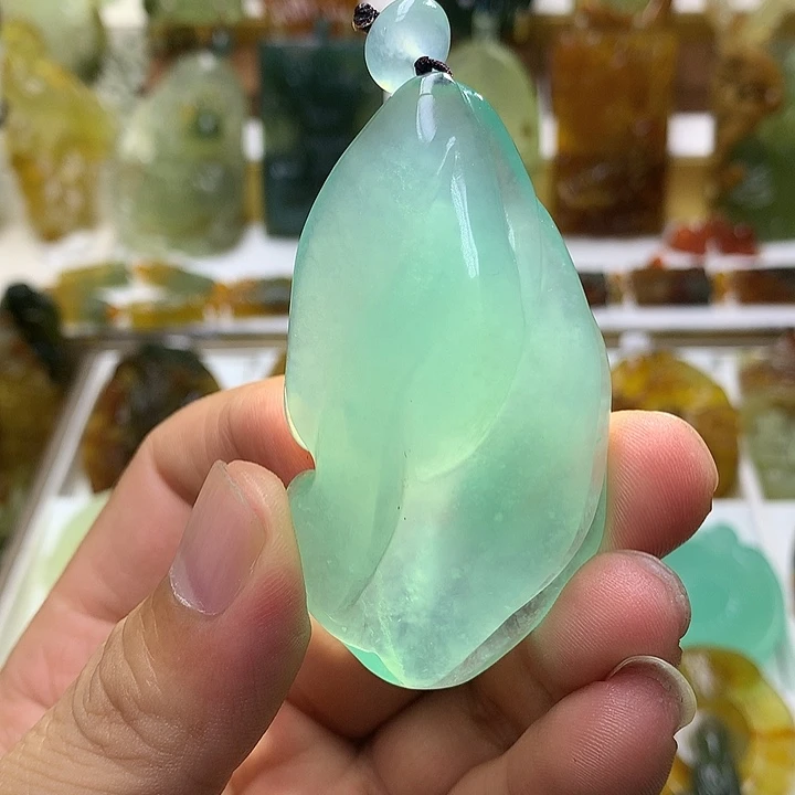 蛇纹石玉未镶嵌珠宝半成品