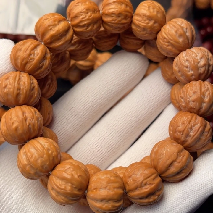 太***人猴头核桃手串京八棱