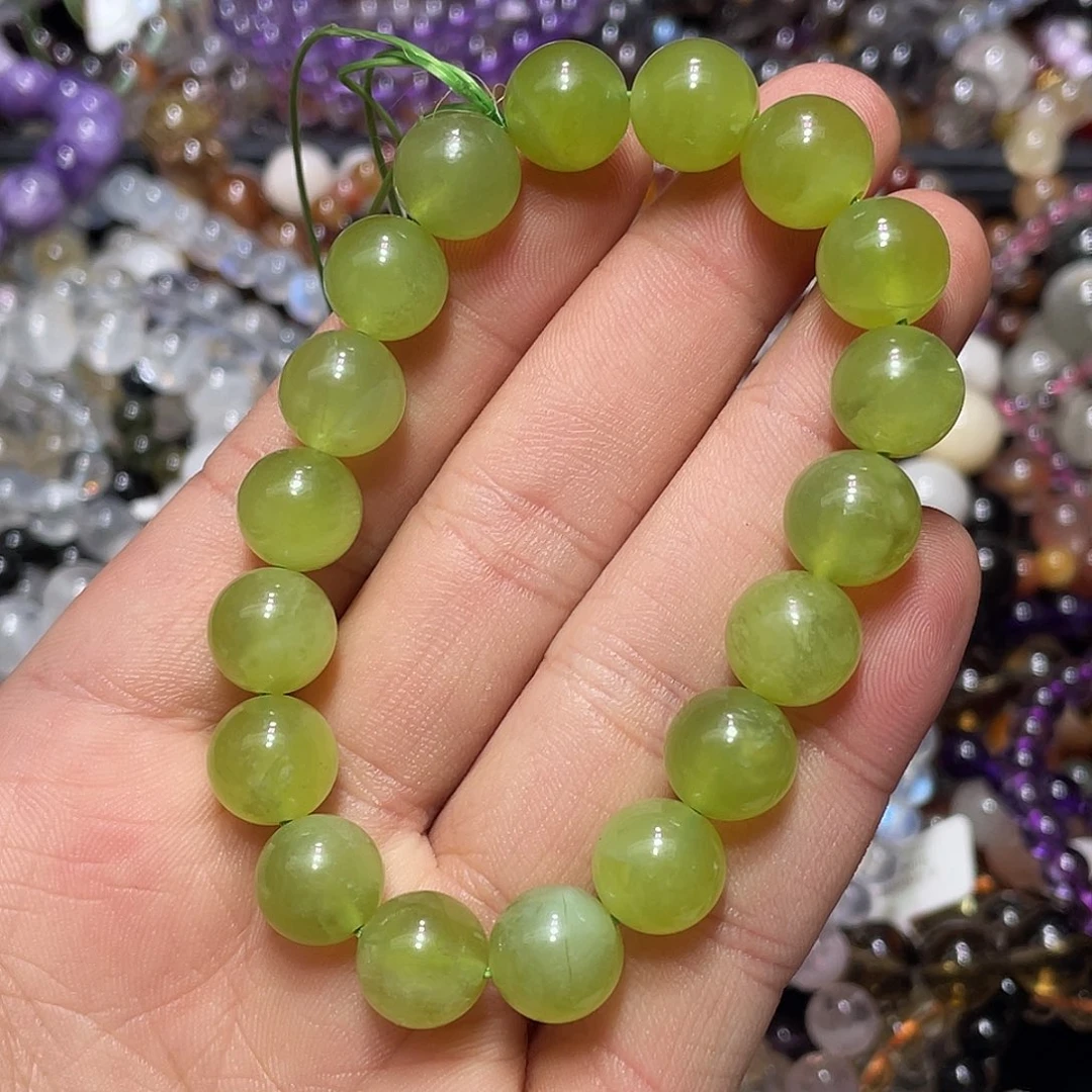 水晶未镶嵌手链青袖玉11.3