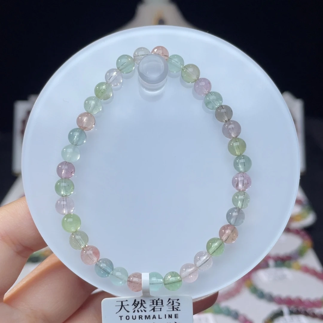 未镶嵌手串碧玺5.2mm±