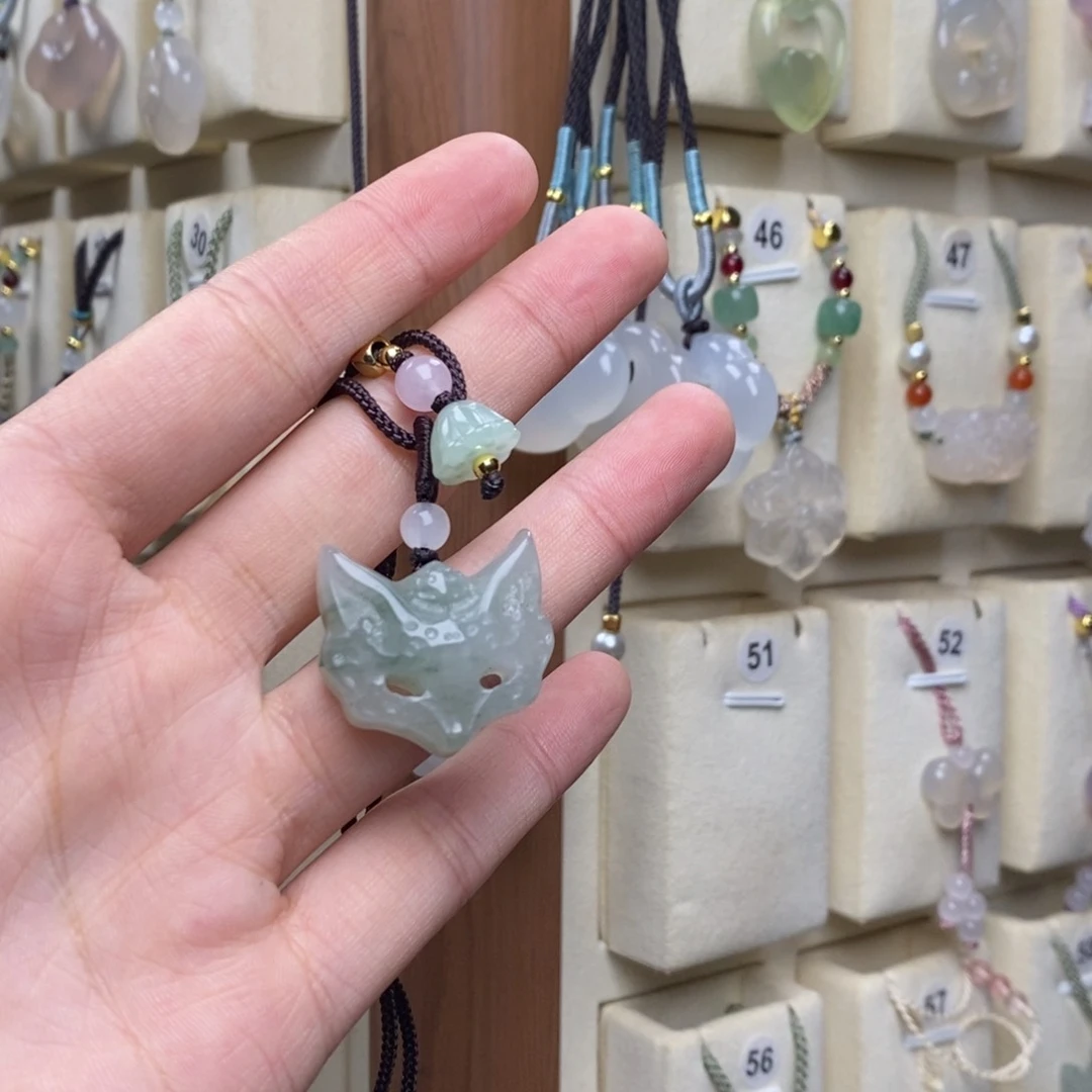 吊坠(赠链)未镶嵌石英质玉t****.