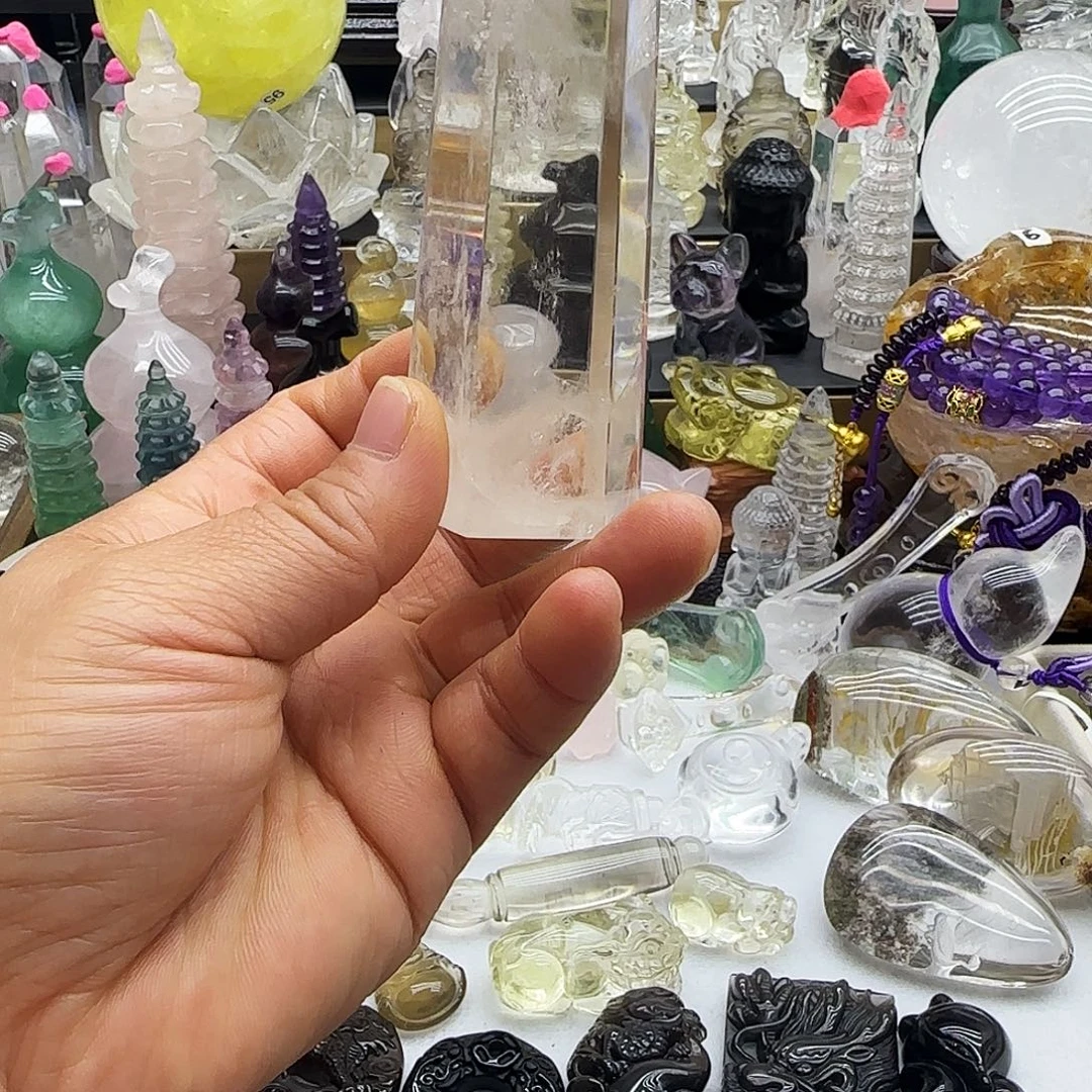 未镶嵌车挂水晶摆件