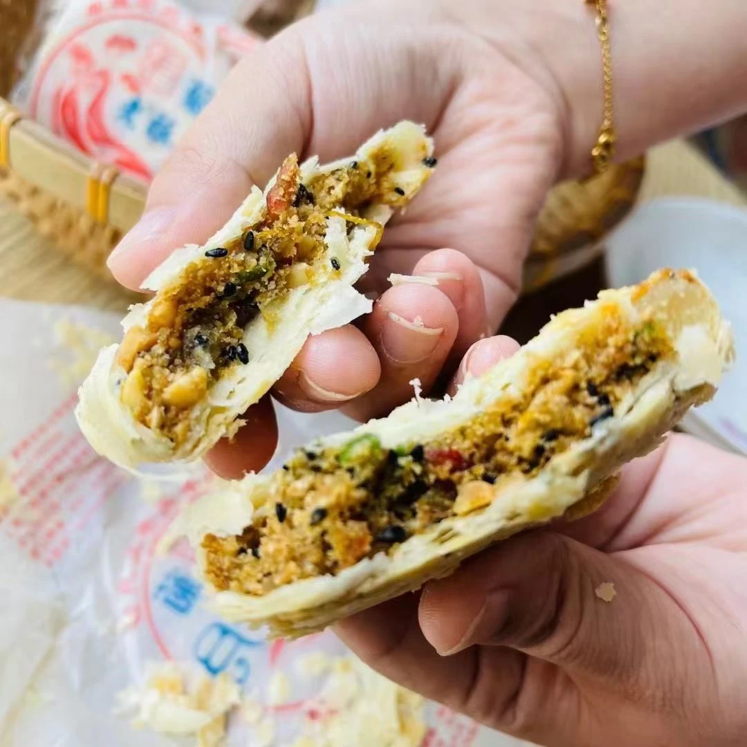 湖北老月饼传统酥皮福菊老式月饼手工高点零食中秋礼品湖北特产
