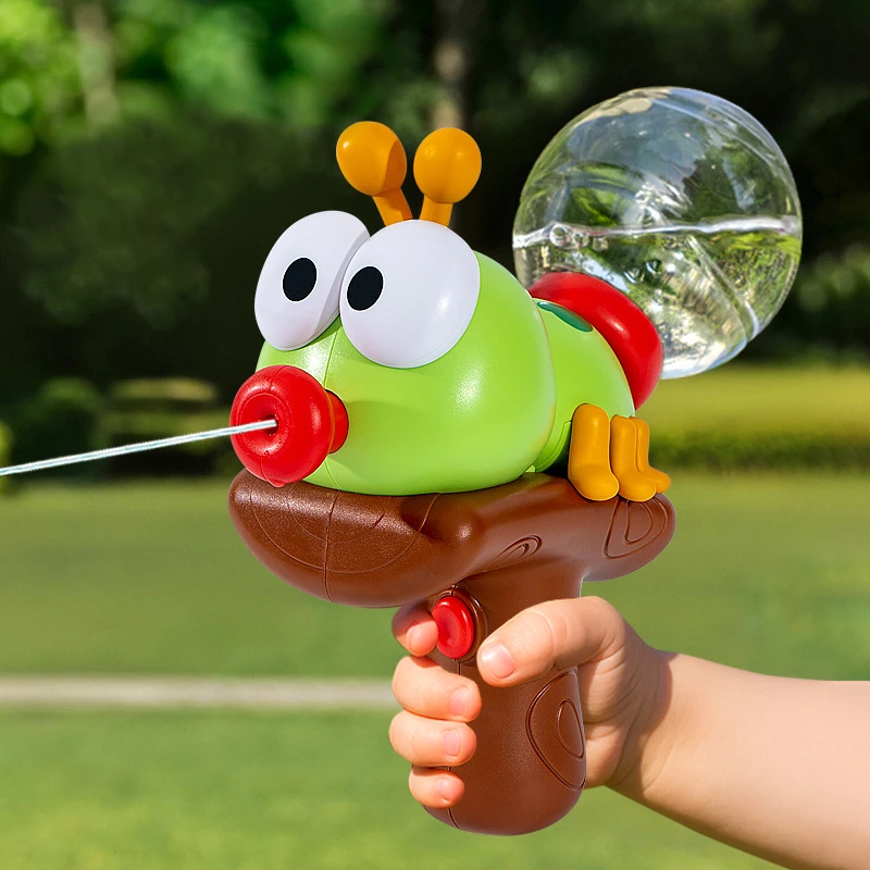 卡通按压可爱儿童户外电动连发水抢发光玩具女童3岁动物水枪玩具