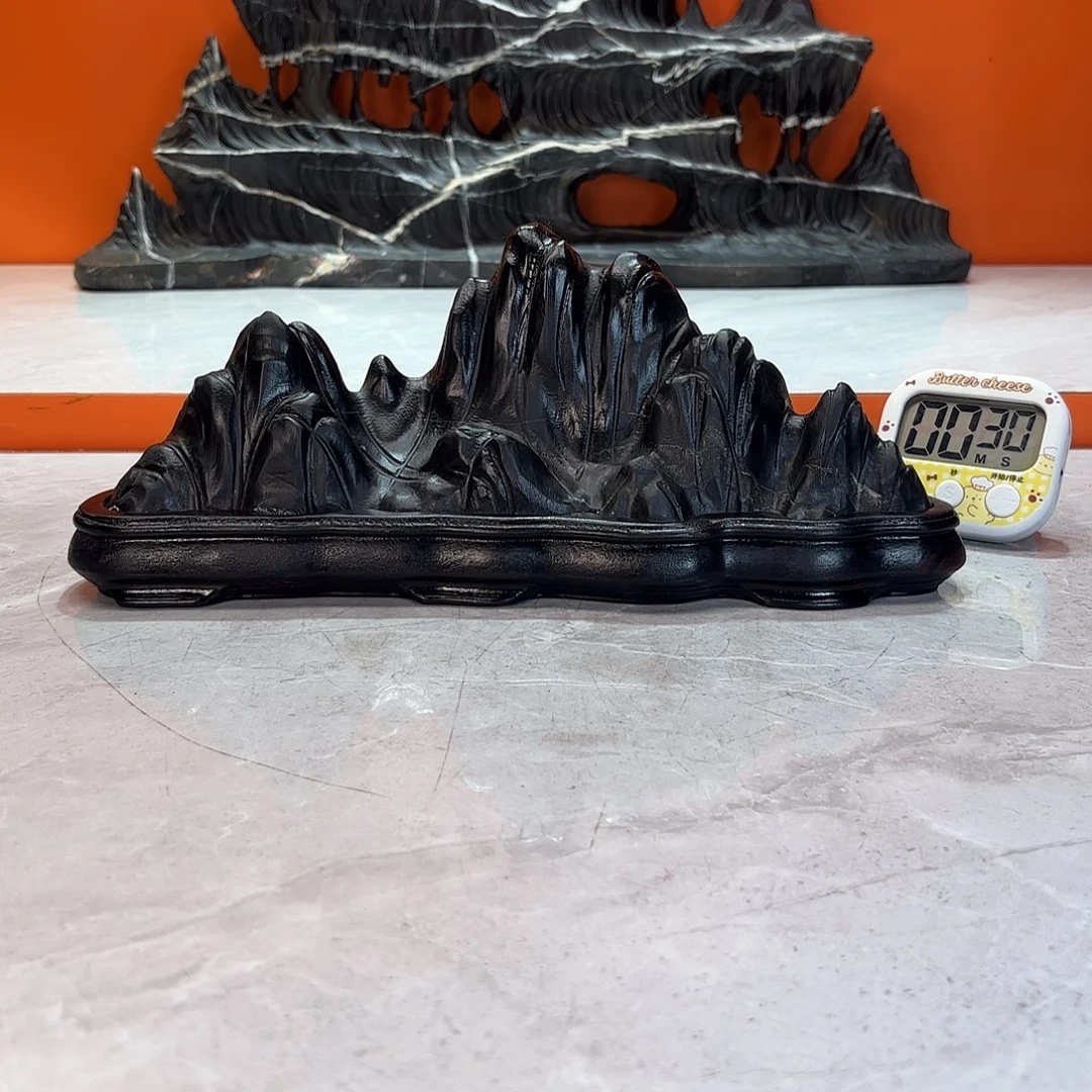 灵璧石?*印灵璧石奇石摆件