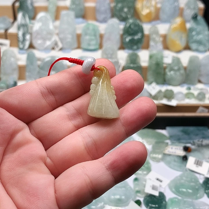 吊坠(不含链)未镶嵌翡翠85莲蓬