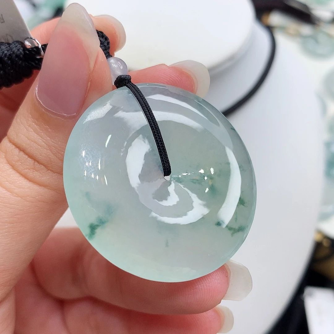 翡翠未镶嵌胸饰翡翠60，35.9/5.8