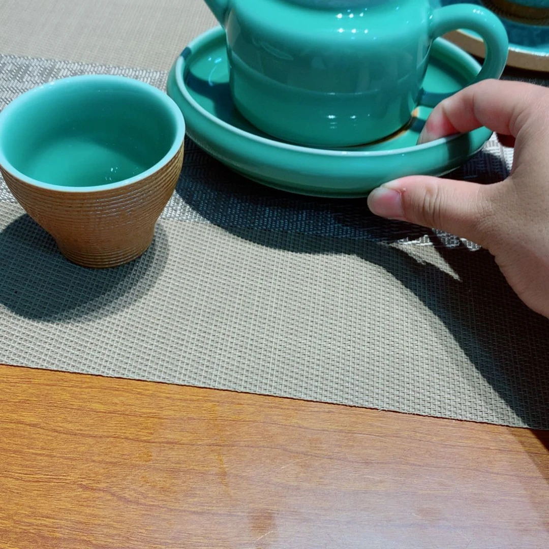 龙泉青瓷茶具一套