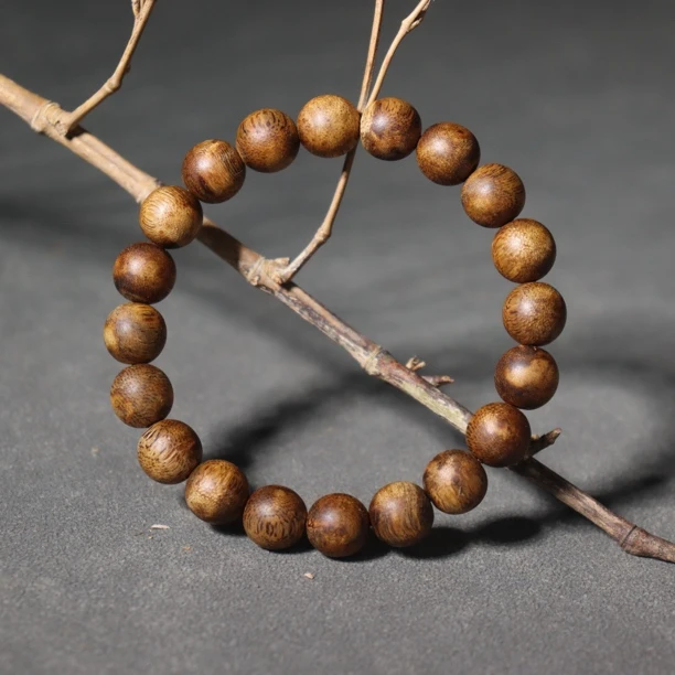 沉香【老香厂】YB4透顶绿母树一代苗圆珠单圈长串10mm（多样性发一）