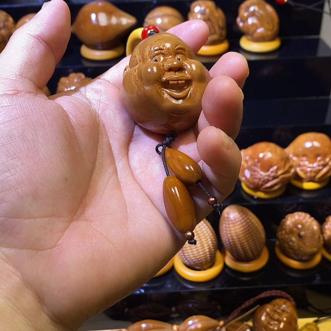 鹤***剧橄榄核手串/手链大个阿呆