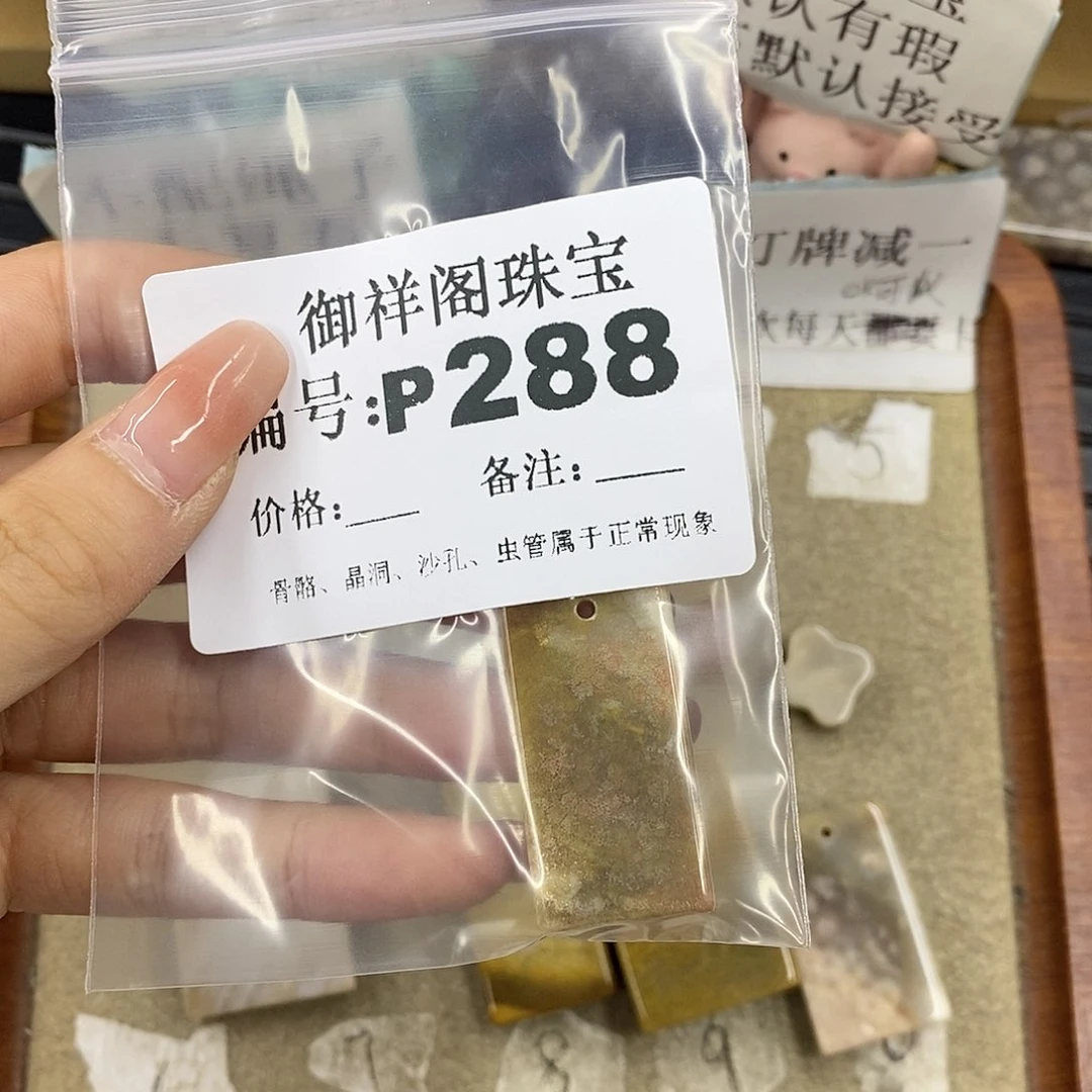 硅化珊瑚（珊瑚玉）未镶嵌颈饰靖*月