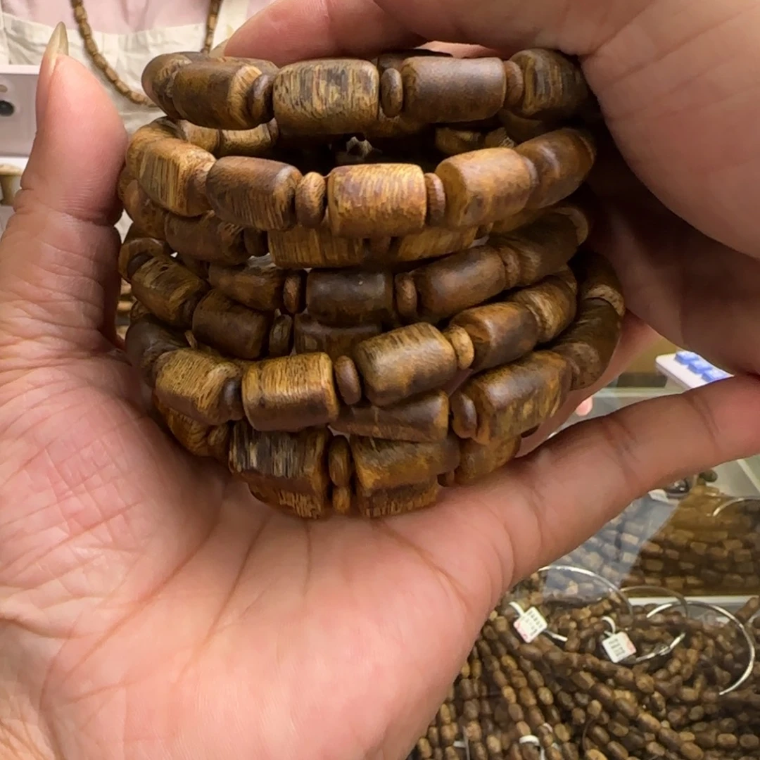 沉香手串多样性发1条白棋板头高货7克