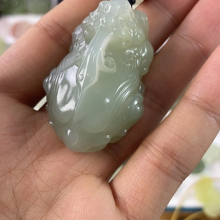 吊坠(不含链)未镶嵌和田玉倔****9