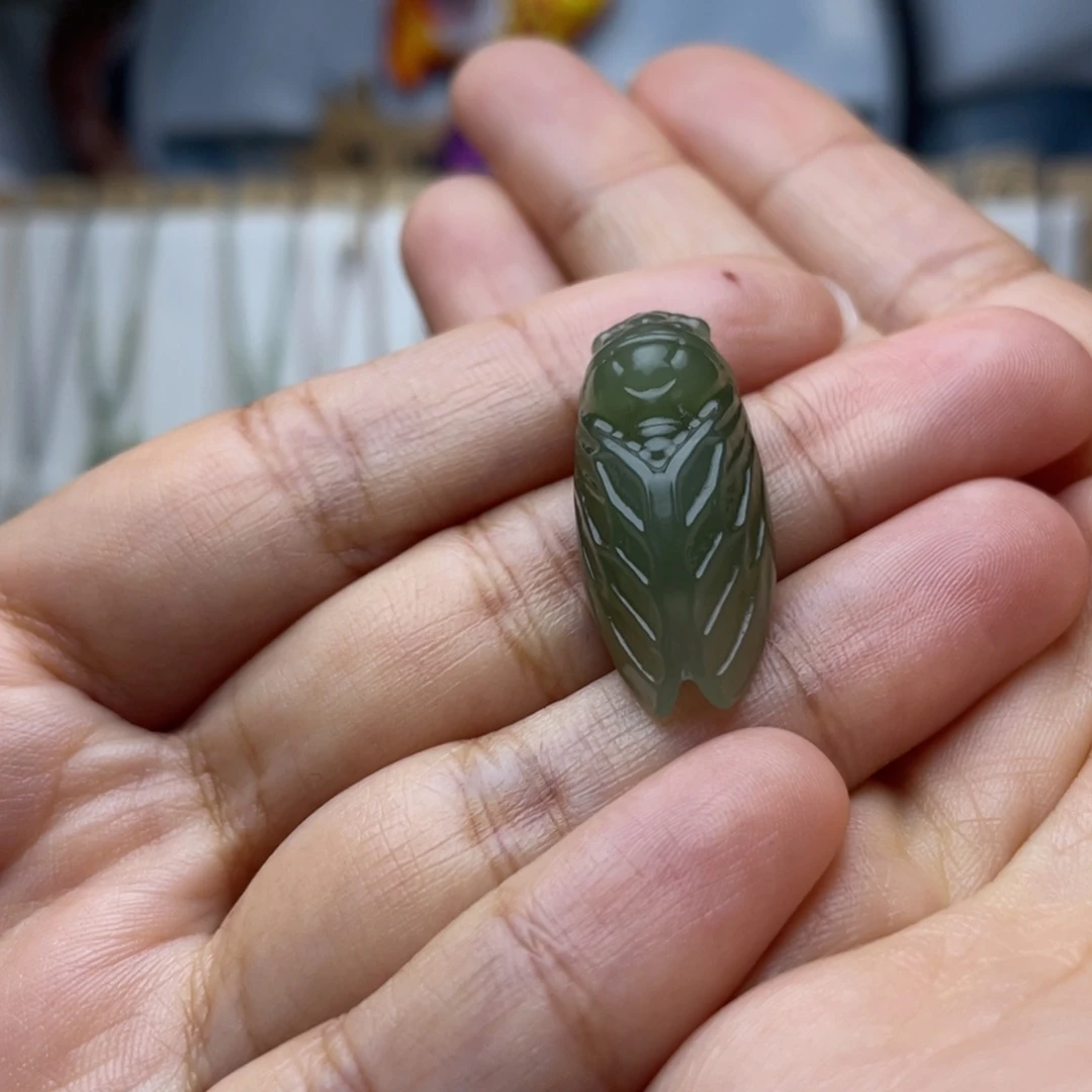 和田玉未镶嵌吊坠(不含链)