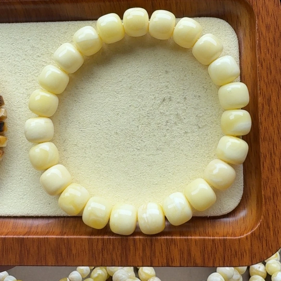 未镶嵌琥珀手链10mm裸发