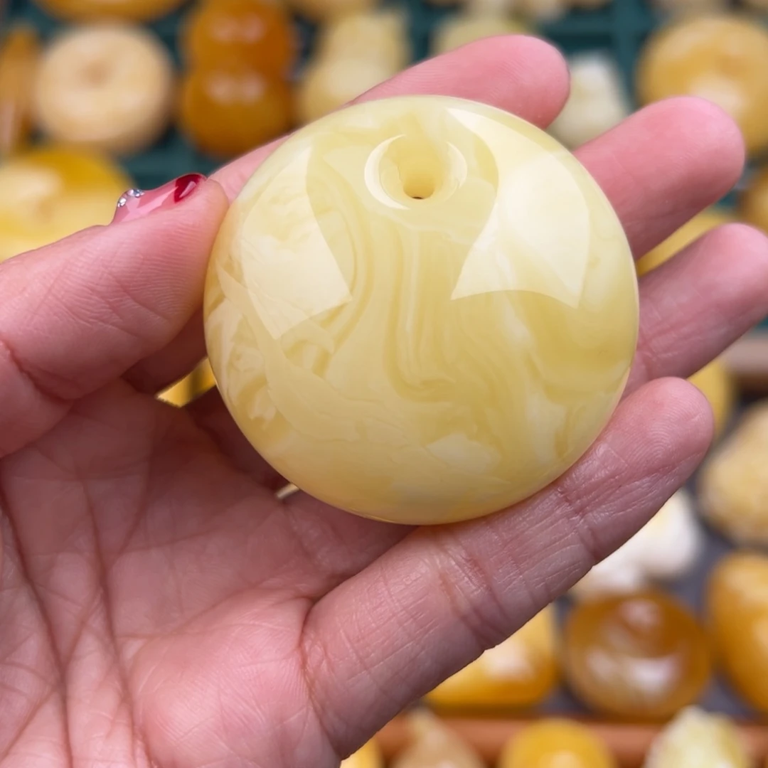 琥珀裸石未镶嵌纯天然琥珀蜜蜡无优化