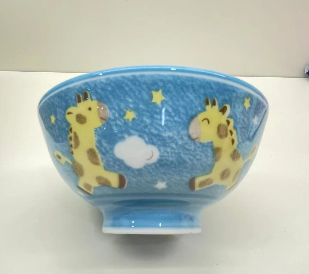 日本美浓烧蓝色长颈鹿胖虎寻宝拍货链接