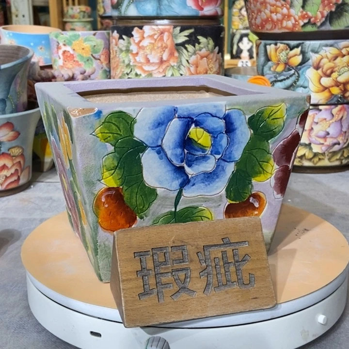 红陶景德镇艺术手绘作品