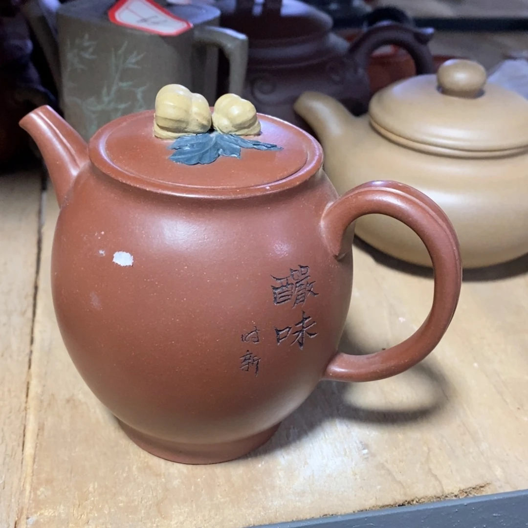 紫砂茶壶原矿手工156