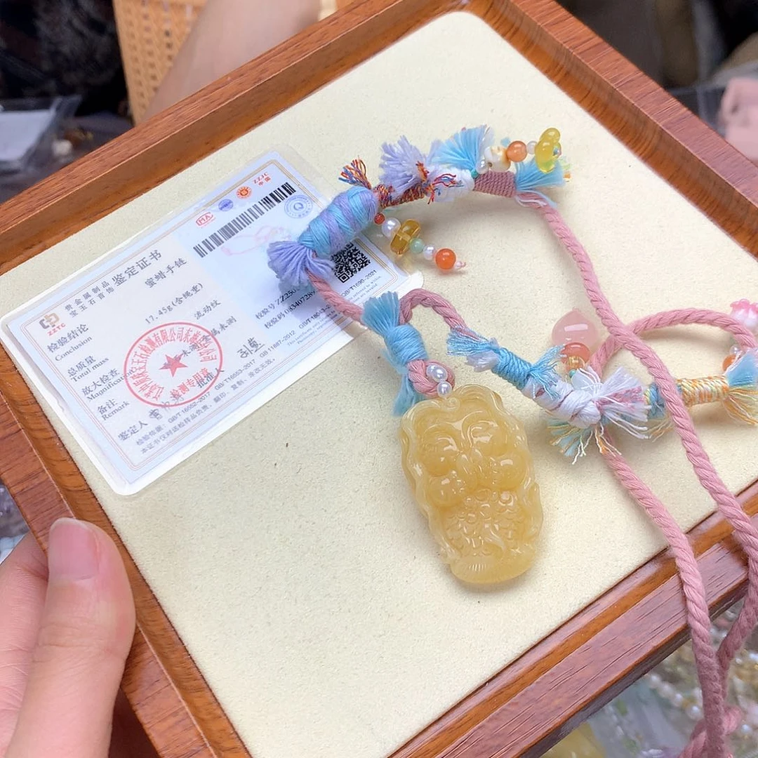 琥珀吊坠(不含链)未镶嵌
