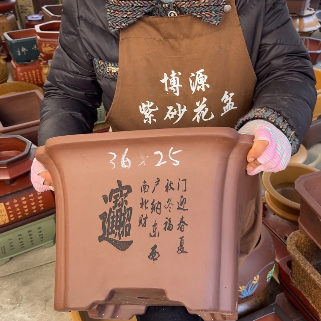 紫砂花盆盆景艺术