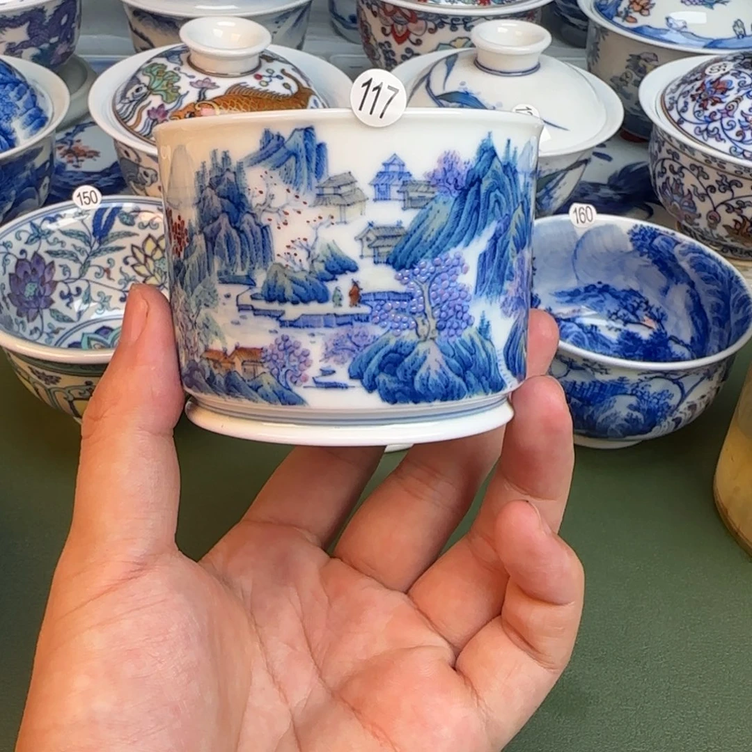 彦祖纯手工手绘茶具117