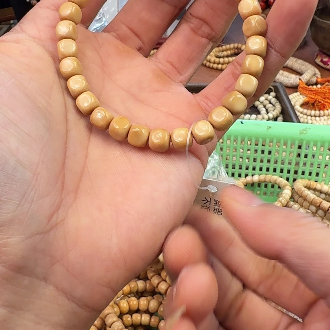 手串菩提根/象牙果龙脊菩提六方单圈
