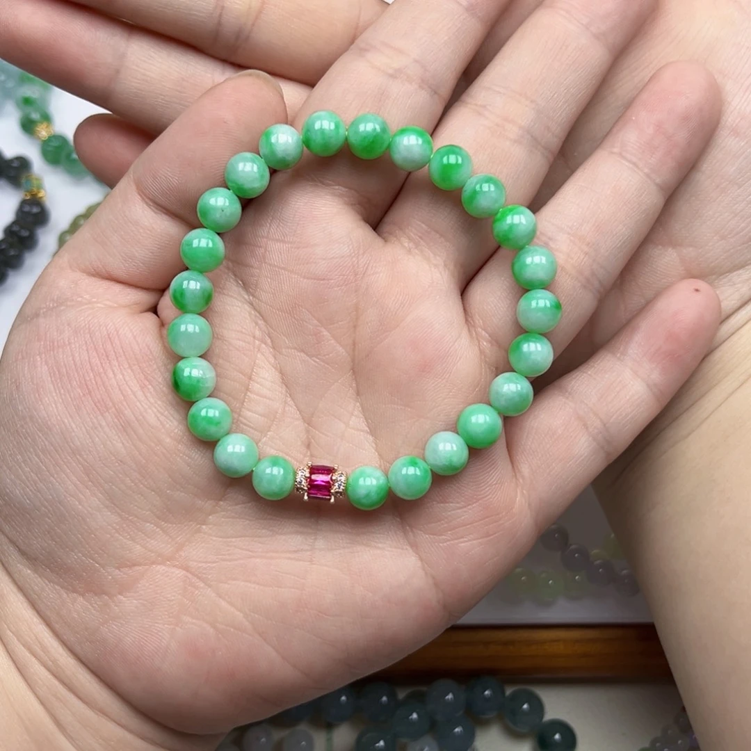 翡翠未镶嵌手链天然翡翠a货