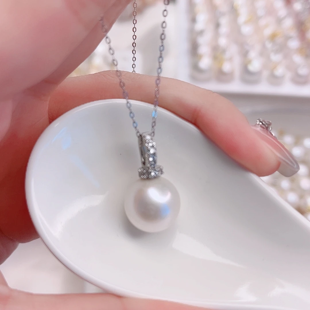 未镶嵌淡水珍珠吊坠(赠链)