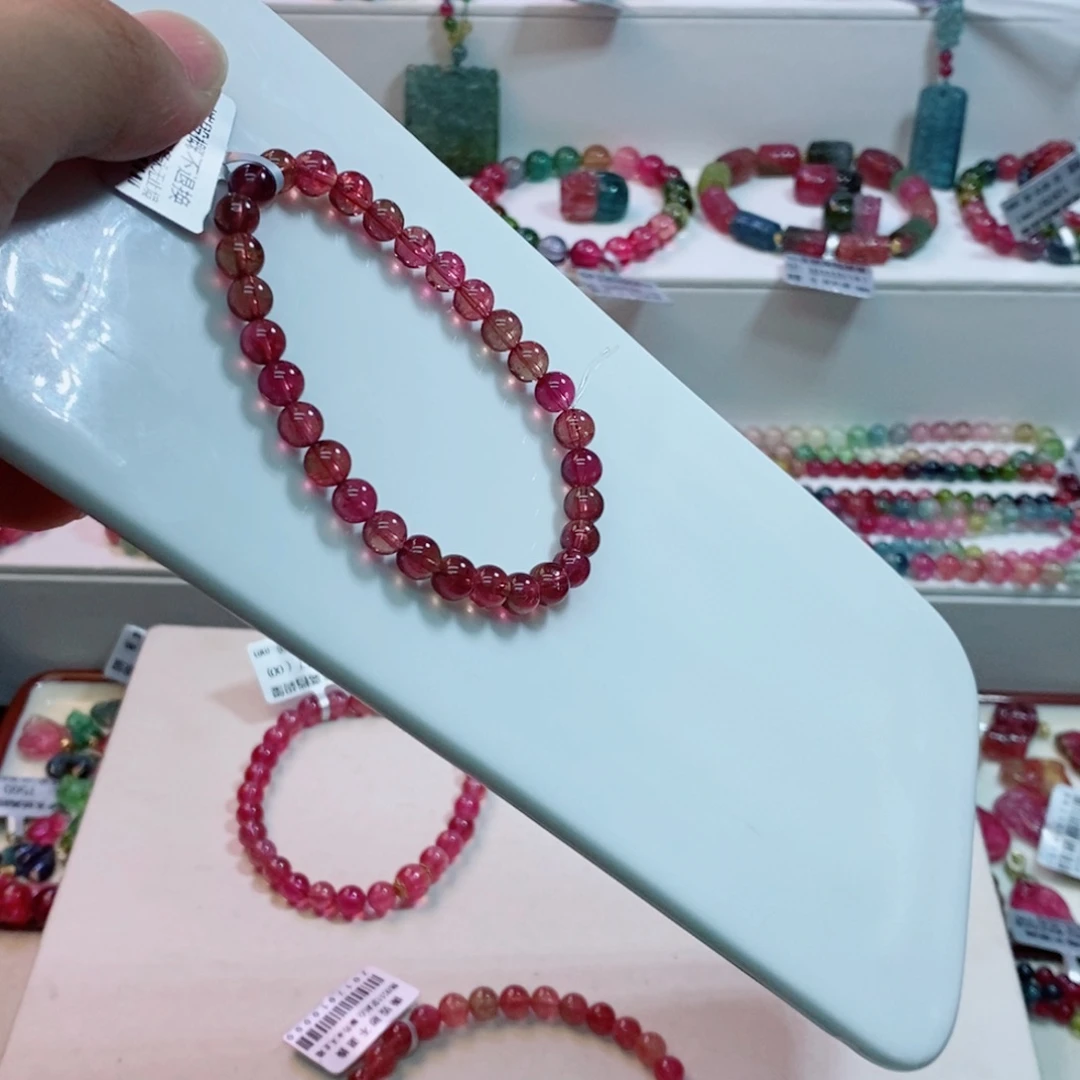 未镶嵌手链碧玺多样性发一条