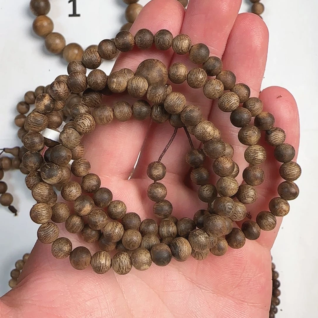 沉香手串06圆珠奇楠沉香手串