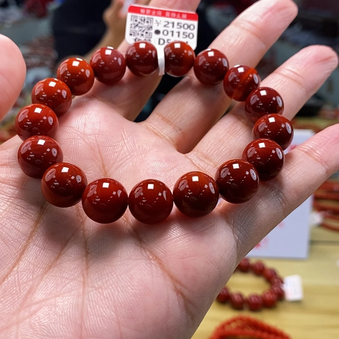 南红玛瑙12mm（多样性发一）典藏未镶嵌