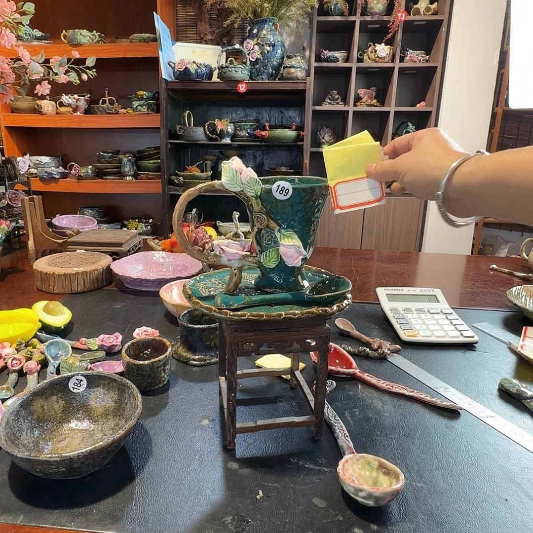 纯手工咖啡杯盘碗