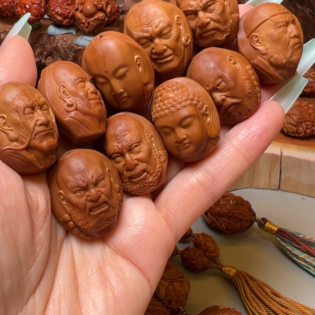 橄榄核手串超写实十八罗汉