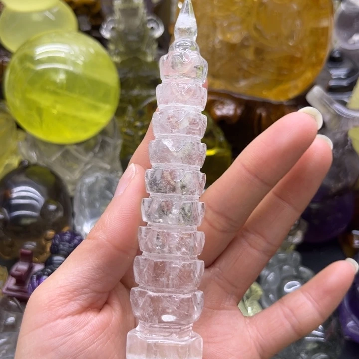 未镶嵌水晶珠宝半成品摆件