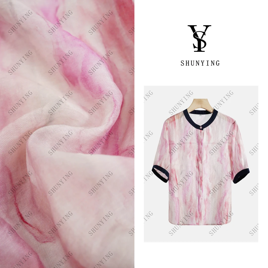 【仟娜】洋气十足！法式撞色时尚洋气减龄别致短袖衬衫SY72C250159