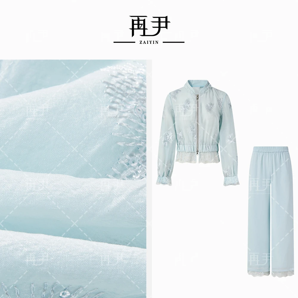 【兰夕】气质时尚设计感新款休闲套装GY25XT020205