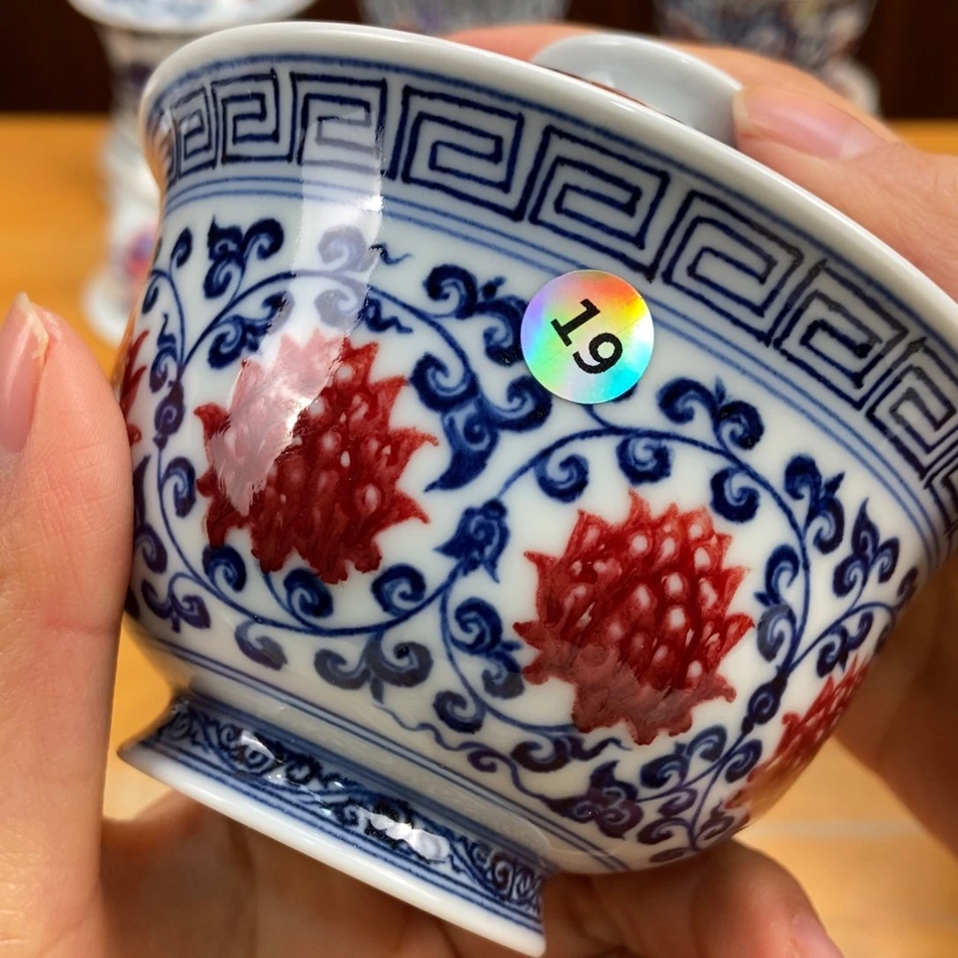 手绘现代茶具非古董仰**穹