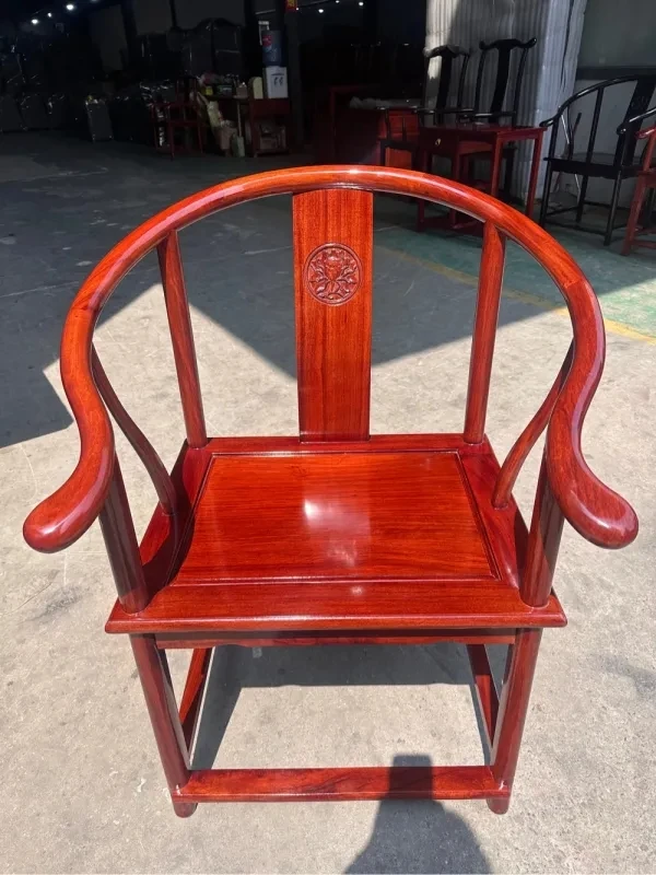 原木茶桌椅 餐椅 圈椅